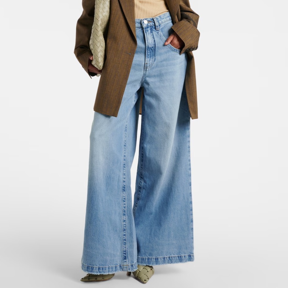 FRAME The Skater Wide-Leg Jeans